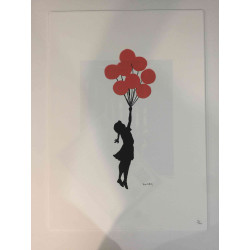 Litografia de Banksy off set 50x70 cm edição POW