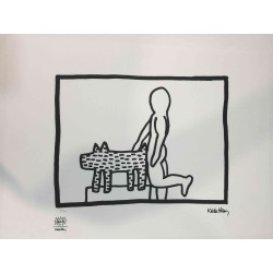 Set de litografia Keith Haring 50x70 cm certificat