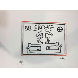 Set de litografia Keith Haring 50x70 cm certificat