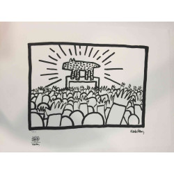Set de litografia Keith Haring 50x70 cm certificat