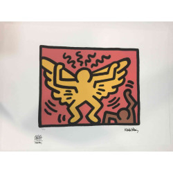 Set de litografia Keith Haring 50x70 cm certificat