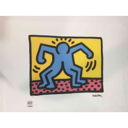Keith Haring Litografia off set cm 50x70  certificata