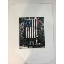 Litografia de Banksy off set 50x70 cm edição POW