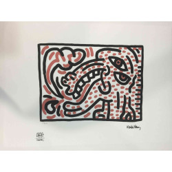 Set de litografía Keith Haring 50x70 cm certificado