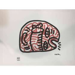 Keith Haring Litografia offsetowa z certyfikatem 50x70 cm