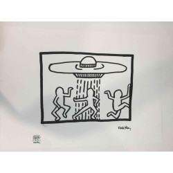 Keith Haring Lithographie hors set 50x70 cm certifiée