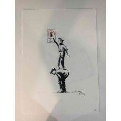 Banksy Lithografie offset 50x70 cm POW-editie