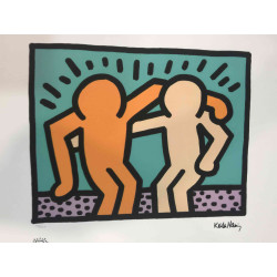 Keith Haring Lithograph off set 50x70 cm certified