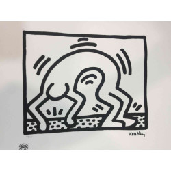 Keith Haring Lithograph off set 50x70 cm certified