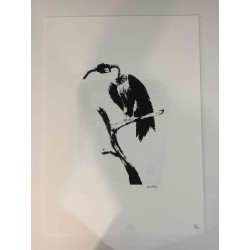 Litografia de Banksy off set 50x70 cm edição POW