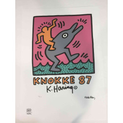 Keith Haring Lithographie Offset 50x70 cm zertifiziert