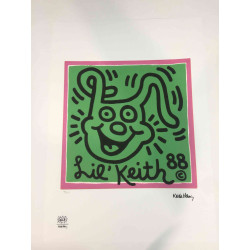 Keith Haring Litografía off set 50x70 cm certificada