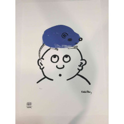 Keith Haring Litografia off set 50x70 cm certificat