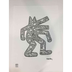 Keith Haring Lithograph off set 50x70 cm certified