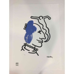 Litografická sada Keith Haring s certifikací 50x70 cm