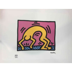 Keith Haring Litografia off set cm 50x70  certificata