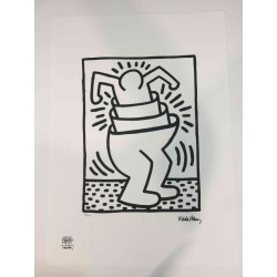 Keith Haring Lithographie Offset 50x70 cm zertifiziert