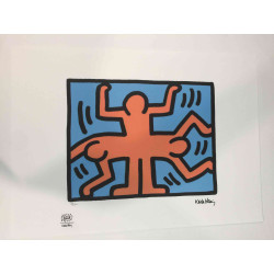 Keith Haring Lithograph off set 50x70 cm certified