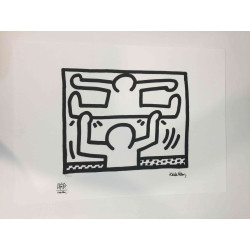 Litografická súprava Keith Haring certifikovaná 50x70 cm