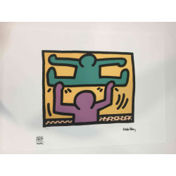 Set de litografia Keith Haring 50x70 cm certificat