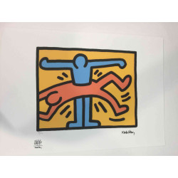 Keith Haring Litografia off set cm 50x70  certificata