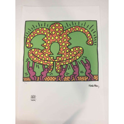 Litografia Keith Haring off set 50x70 cm certificada