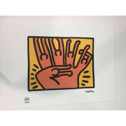 Litografická súprava Keith Haring certifikovaná 50x70 cm