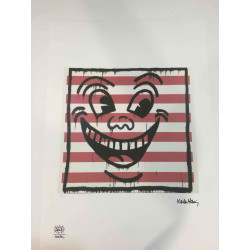 Keith Haring 50x70 cm-ko litografia-sorta ziurtatua