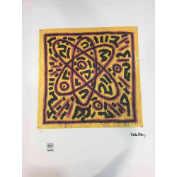 Litografická sada Keith Haring s certifikací 50x70 cm