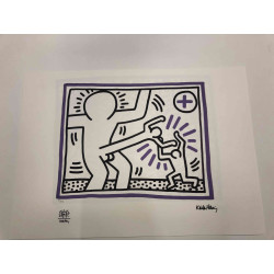 Keith Haring Lithograph off set 50x70 cm certified