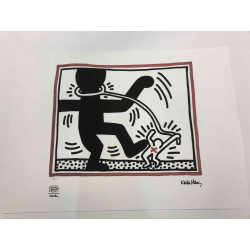 Keith Haring Litografia off set cm 50x70  certificata