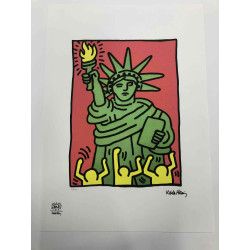 Litografia Keith Haring off set 50x70 cm certificada