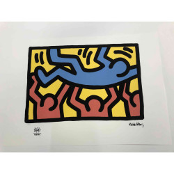 Litografia Keith Haring off set 50x70 cm certificada