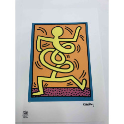 Keith Haring Lithograph off set 50x70 cm certified