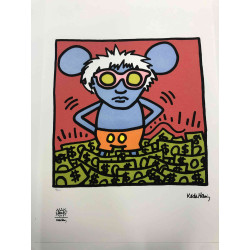 Set de litografia Keith Haring 50x70 cm certificat