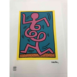 Keith Haring Lithograph off set 50x70 cm certified