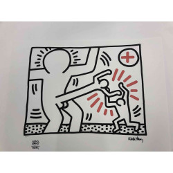 Keith Haring Lithograph off set 50x70 cm certified