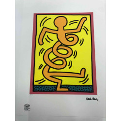 Keith Haring Lithograph off set 50x70 cm certified