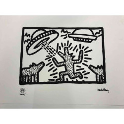 Keith Haring Lithograph off set 50x70 cm certified