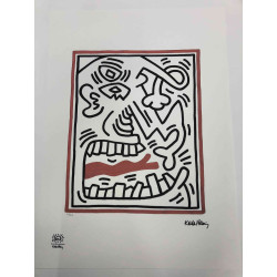 Keith Haring Litografía off set 50x70 cm certificada