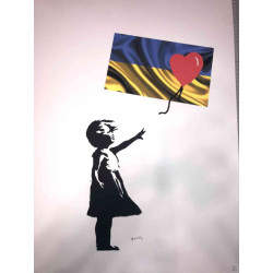 Banksy Lithografie offset 50x70 cm POW-editie