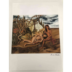 Frida Khalo Lithografie off set 50x70 cm gecertificeerd