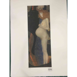 Gustav Klimt Litografia off set cm 50x70  certificata