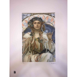 Set de litografía Alphonse Mucha 50x70 cm