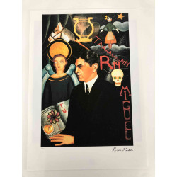 Frida Khalo Lithografie off set 50x70 cm gecertificeerd