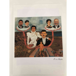 Frida Khalo Lithografie off set 50x70 cm gecertificeerd