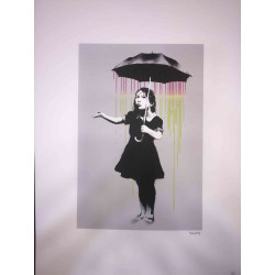 Litografia de Banksy off set 50x70 cm edição POW