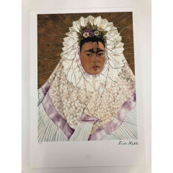 Frida Khalo 50x70 cm-ko litografia-sorta ziurtatua