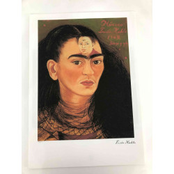 Frida Khalo 50x70 cm-ko litografia-sorta ziurtatua
