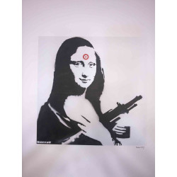 Litografia de Banksy off set 50x70 cm edição POW